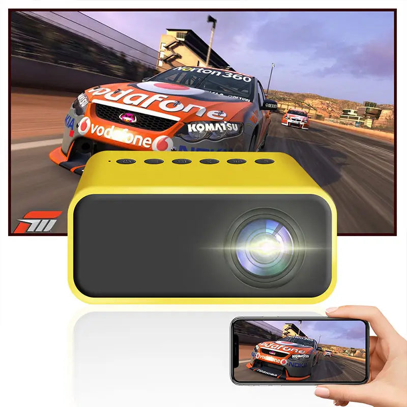 Mini Proyector LED Portátil conexión teléfono YZ03