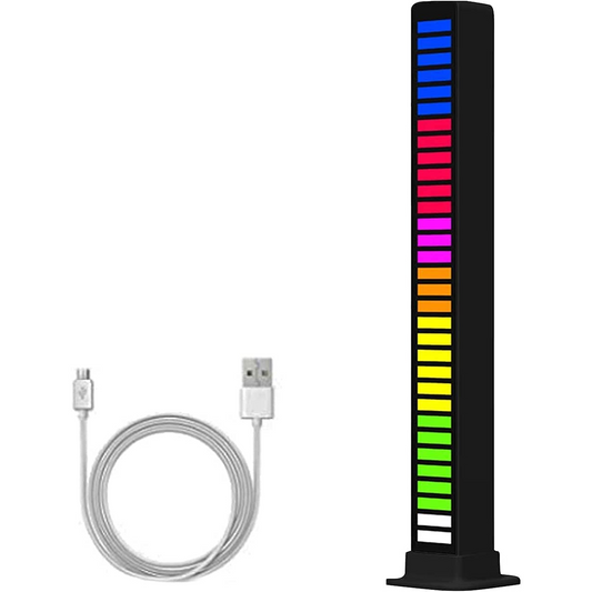 Barra de luz de sonido de música